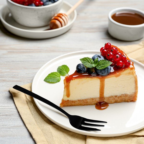 Mustad roostevabast terasest magustoidukahvlid 2-osalise komplektiga Black - Orion-image-1