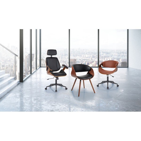 Must kunstnahast kontoritool Visby - Tomasucci-image-2