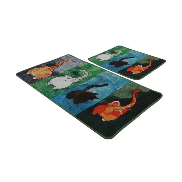Vannitoamatid 2tk komplektis 60x100 cm Gatto Carino - Foutastic-image-4