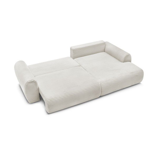 Kreem velvetist nurgadiivanvoodi (parem nurk) Lucien - Bobochic Paris-image-4