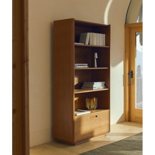Oranž klaasist käsitöövaas (kõrgus 23 cm) Nicora - Kave Home-image-3