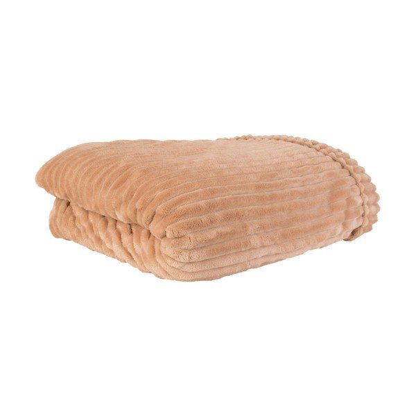 Ribitud beež sametne ruuduline ruuduline kangas, 150 x 200 cm Big Ribbed - PT LIVING-image-2