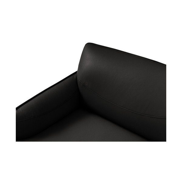 Mustast nahast tugitool Neso - Windsor & Co Sofas-image-4