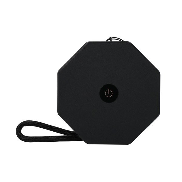 Valge/must kaasaskantav USB-valgusti ø 8 cm Twist - Gingko