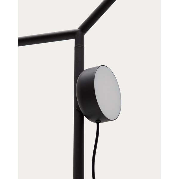 Must hämardatav LED-põrandalamp (kõrgus 160 cm) Orey - Kave Home-image-4