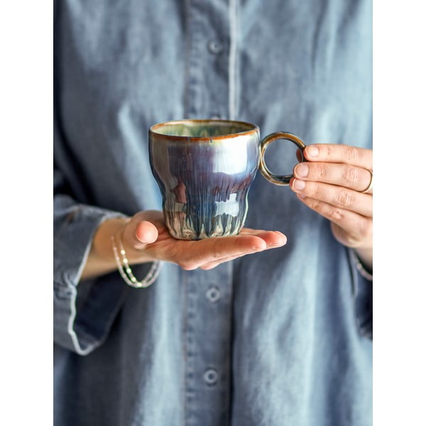 Sinised kivikeraamikast tassid 4tk komplektis 300 ml Nigel - Bloomingville-image-1