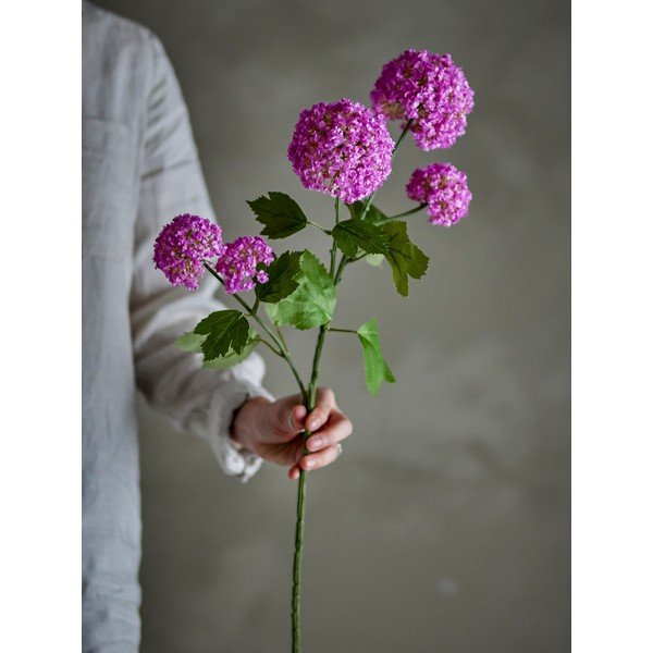 Kunstlill (kõrgus 73,5 cm) Snowball - Bloomingville-image-1