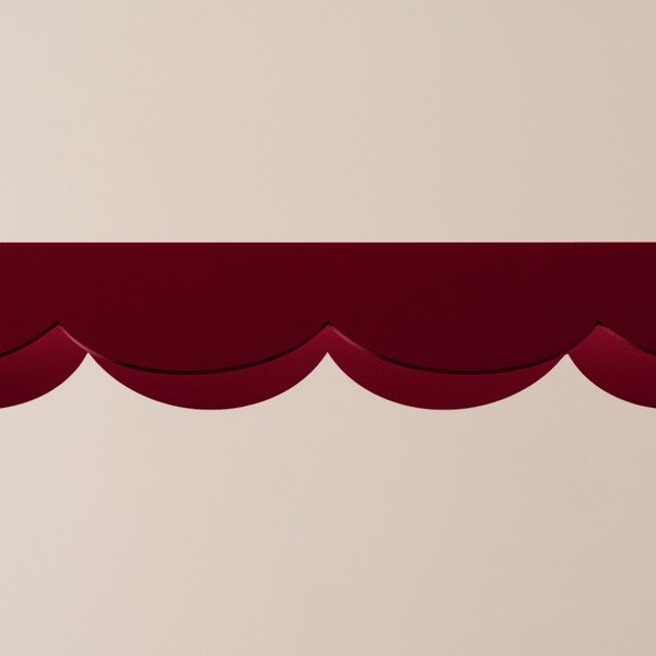 Burgundia värvi alumiiniumist LED-rippvalgusti BISCUIT - Thoro-image-2