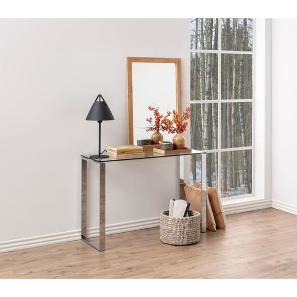 Hõbedane konsoollaud 110x40 cm Katrine - Actona-image-1