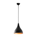 Must rippvalgusti metallist varjuga ø 22 cm Berceste - Opviq lights
