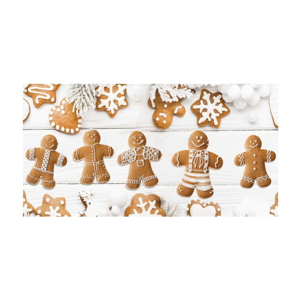 Kuchyňský běhoun Crido Consulting Festive Gingerbreads, délka 100 cm