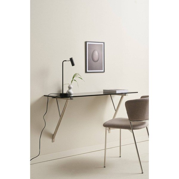 Seinale kinnitatav töölaud klaasist pealispinnaga 40x120 cm Kullaberg - Jotex-image-1
