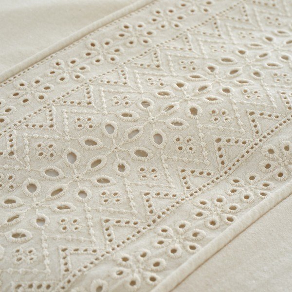 Kreem voodipesu üheinimesevoodile 135x200 cm Broderie Anglaise - Catherine Lansfield-image-3