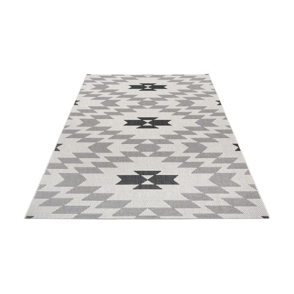 Must-valge õuevaip Geo, 160 x 230 cm - Ragami-image-2