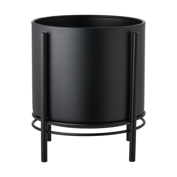 Metallist lillepoti ümbrised komplektis 2 tk Svarta – House Nordic-image-4