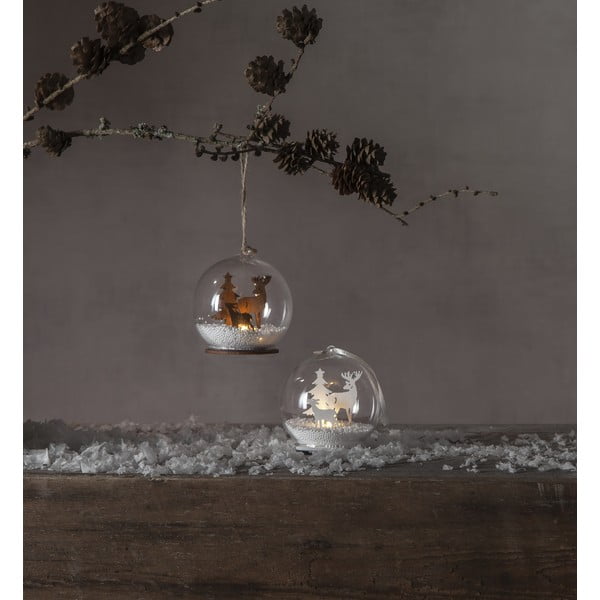 Jõuludeks rippuv LED valgusdekoratsioon , ø 8 cm Fauna - Star Trading-image-2