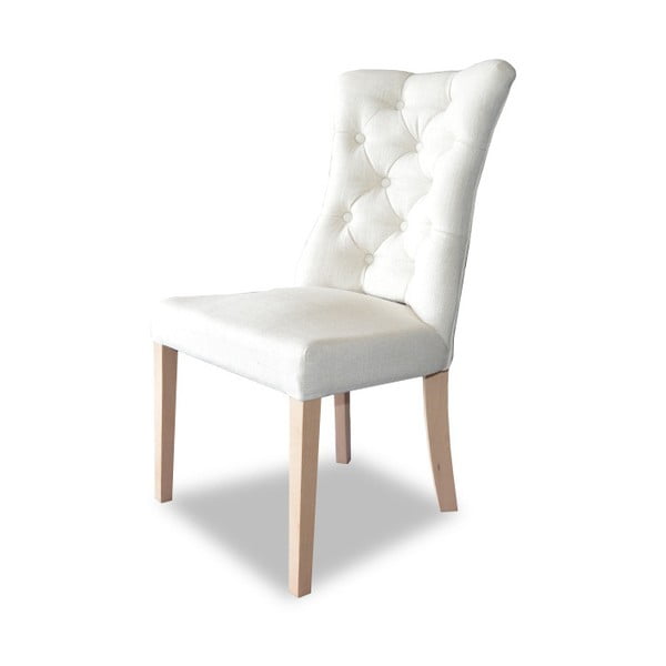 Bílá jídelní židle Massive Home Viola