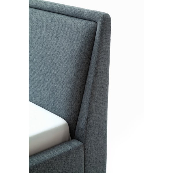 Rohelise/sinise polsterdusega kaheinimesevoodi 180x200 cm Frieda - Meise Möbel-image-4