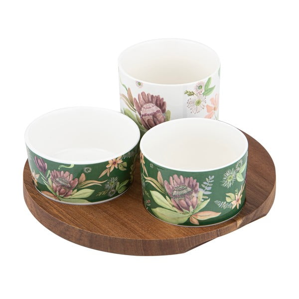 Portselanist 3-osaline serveerimiskomplekt Leura - Ladelle