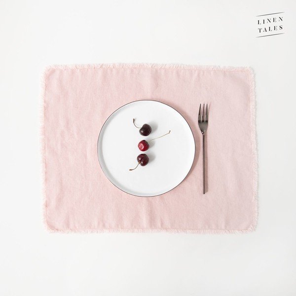 Riidest lauamatt ø 45 cm - Linen Tales-image-1