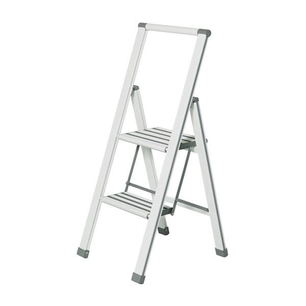 Valged kokkupandavad trepid Ladder Alu, kõrgus 101 cm - Wenko