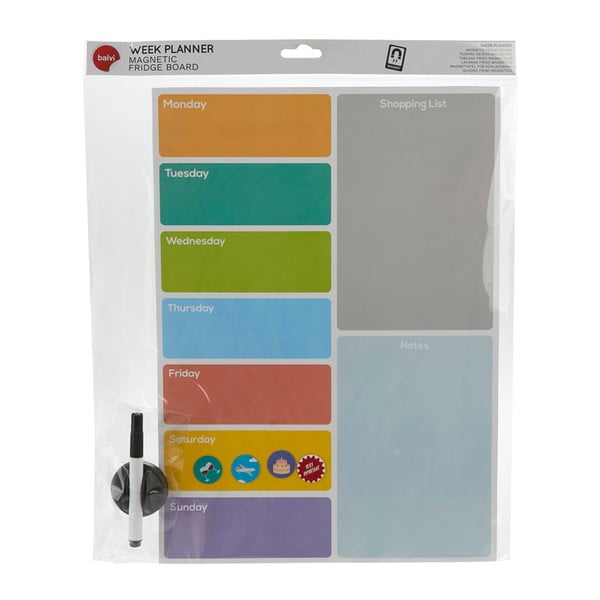 Magnetiline tahvel 30x42 cm Week Planner - Balvi-image-2