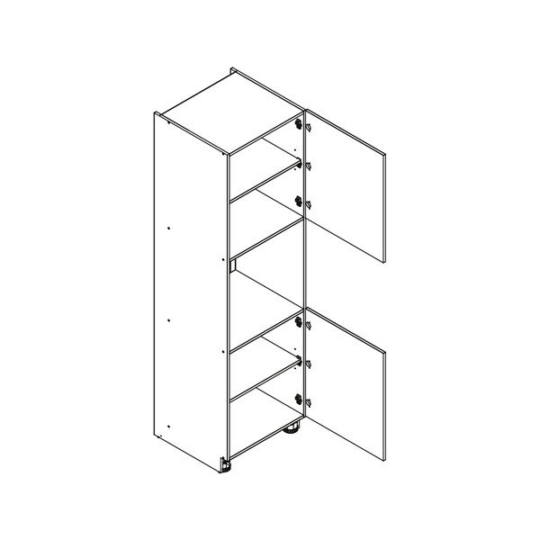 Kõrge köögikapp integreeritava ahju jaoks (laius 60 cm) Aden - STOLKAR-image-3