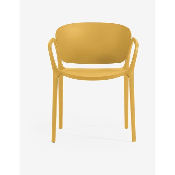 Kollane plastikust aiatool Ania - Kave Home-image-2