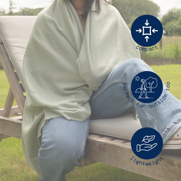 Roheline fliisist tekk 130x160 cm Riso - Tiseco Home Studio-image-4