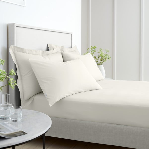 Perkal-puuvillased padjapüürid 2tk komplektis 50x75 cm Cotton Percale - Bianca-image-4