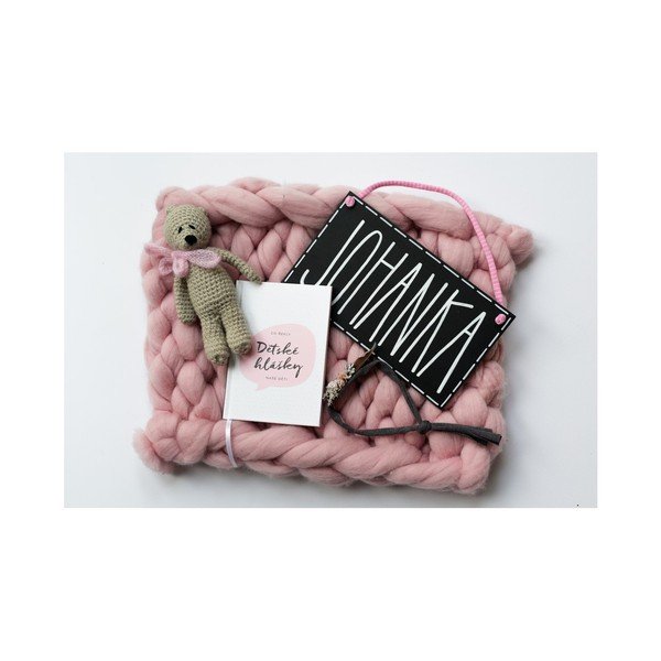 Růžový zápisník se záložkou na dětské hlášky Bloque.-image-4