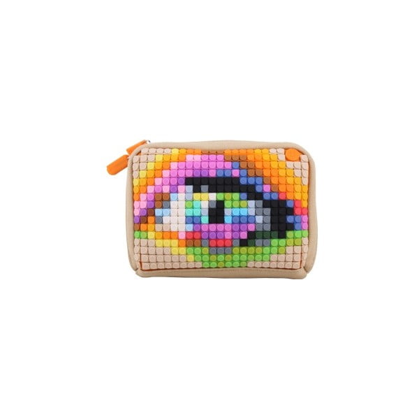 Pixelová taštička, beige/orange-image-1