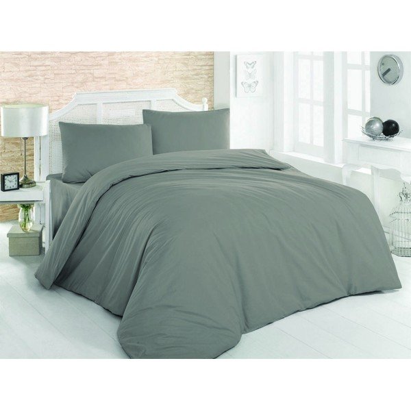 Tumehall puuvillane voodipesu kaheinimesevoodile 200x200 cm - Mijolnir-image-1