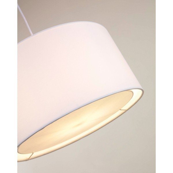 Valge lambivari ø 40 cm Santana - Kave Home-image-1