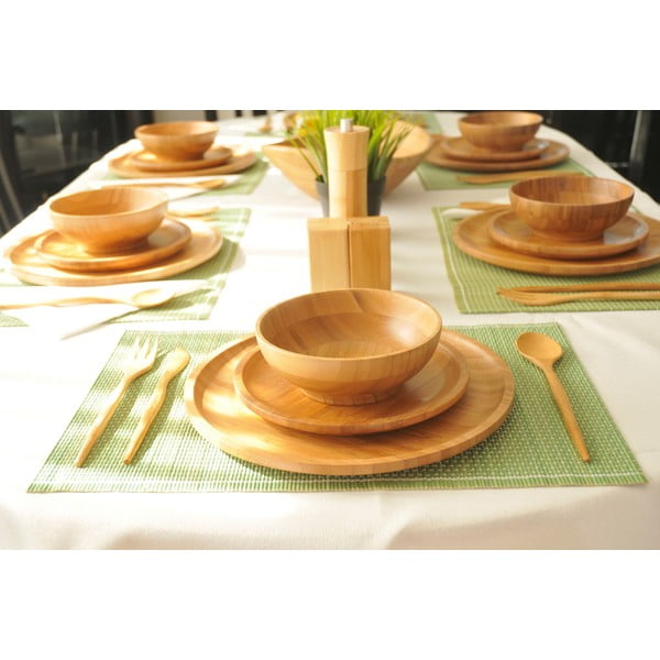 Bambusest söögiriistad , 18 tk Pierino - Bambum-image-1