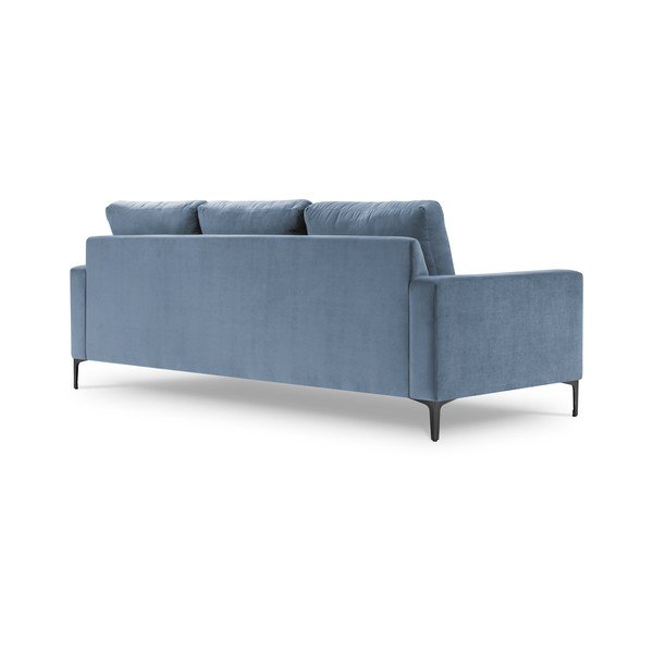 Helesinine sametist diivan 220 cm Harmony – Kooko Home-image-2