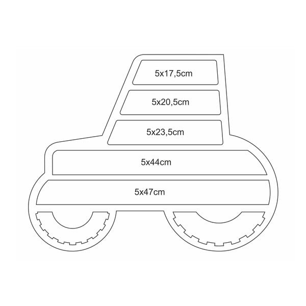 Riiulitraktor - Unlimited Design for kids-image-1