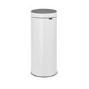 Valge terasest prügikast 30 l Touch Bin - Brabantia