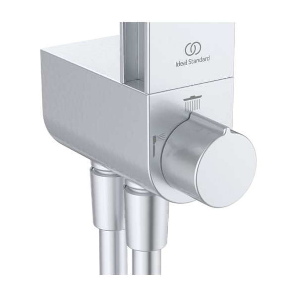 Metallist dušikomplekt, matt hõbedane 110 cm ALU+ - Ideal Standard-image-2