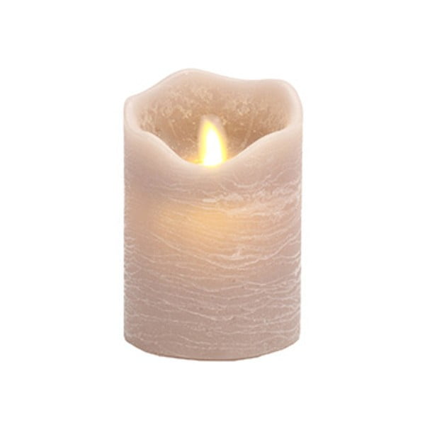 LED svítící dekorace Vorsteen Candle Grau, 11 cm