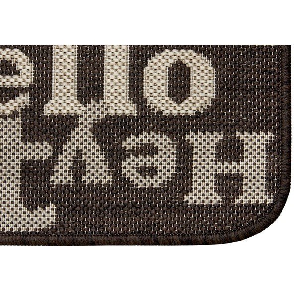 Pruun matt , 50 x 80 cm Weave Bonjour - Hanse Home-image-1