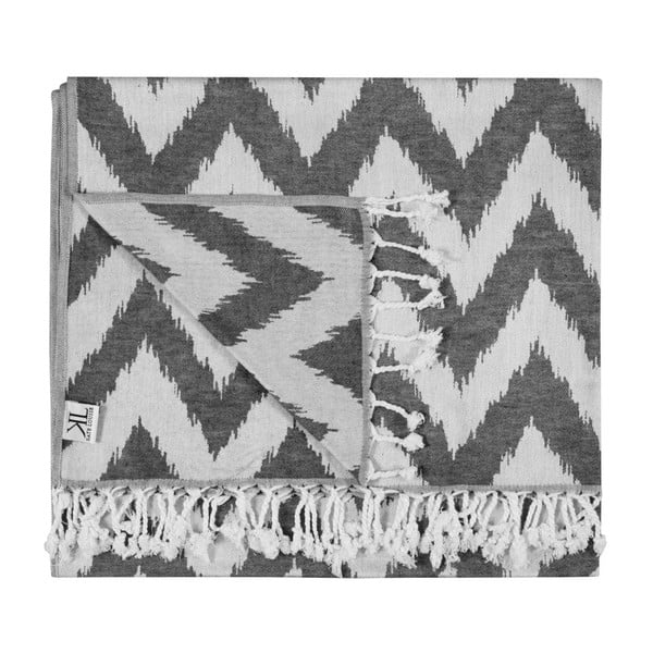 Černá hammam osuška Kate Louise Laila, 165 x 100 cm-image-4