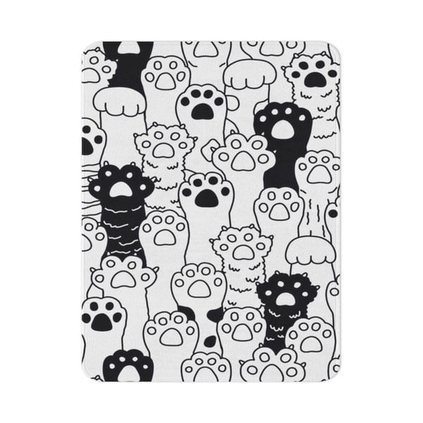 Must-valge laste vaip 80x140 cm Happy Paws - Oyo Concept