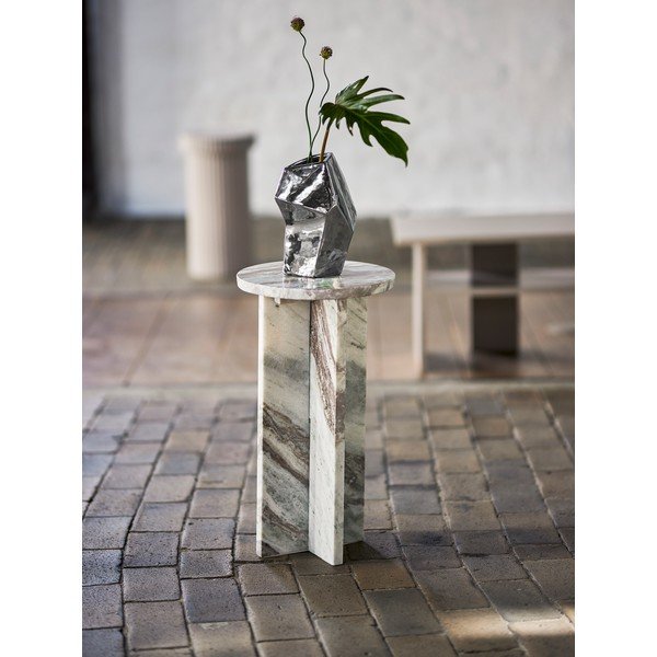 Marmorist ümmargune abilaud ø 30 cm Jasmia - Bloomingville-image-1
