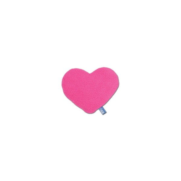 Nahřívací polštářek Srdce 12 cm, růžový