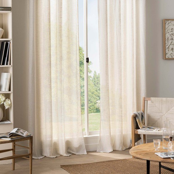 Kreemikas kardin 140x240 cm Yoko - douceur d'intérieur-image-3