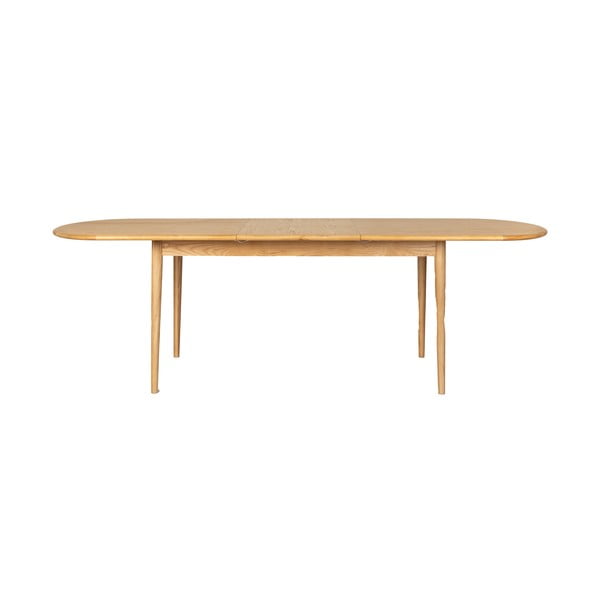 Tammespoonist pikendatav söögilaud koos lisaplaadiga 90x180 cm Twist - Zuiver-image-3