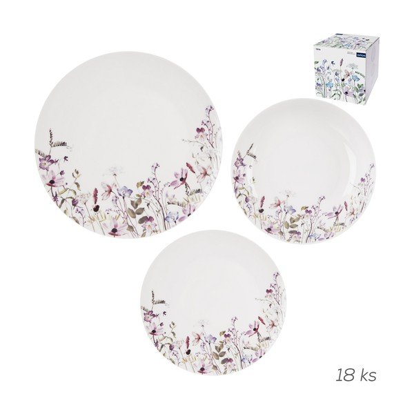 Portselanist sööginõude komplekt, 18 osa Louka - Orion-image-3