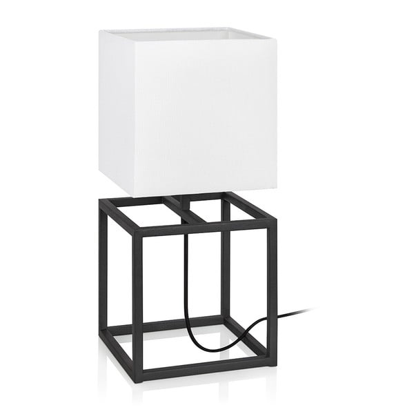 Must-valge laualamp , 20 x 20 cm Cube - Markslöjd