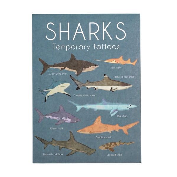 Laste tatoveeringud Sharks – Rex London-image-2